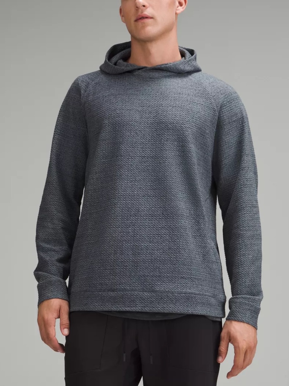 Lululemon Men’s Textured Double-Knit Cotton Hoodie